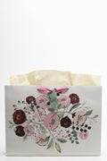 Love Berry Floral Giftbag With Tissue Paper Multi