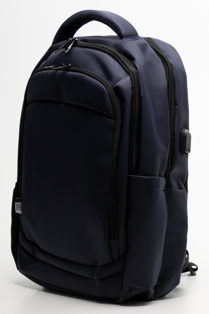 Dual Laptop And Tablet USB Bag Navy