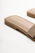 Cut Out Mule Sandals Natural (3)