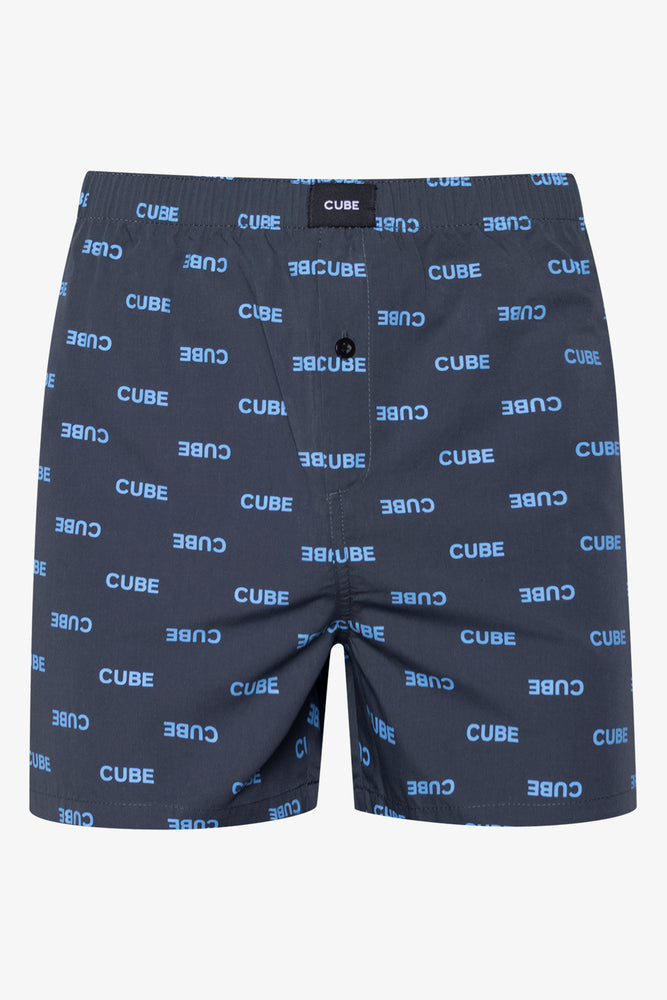 3 Pack Woven Boxers Red & Blue