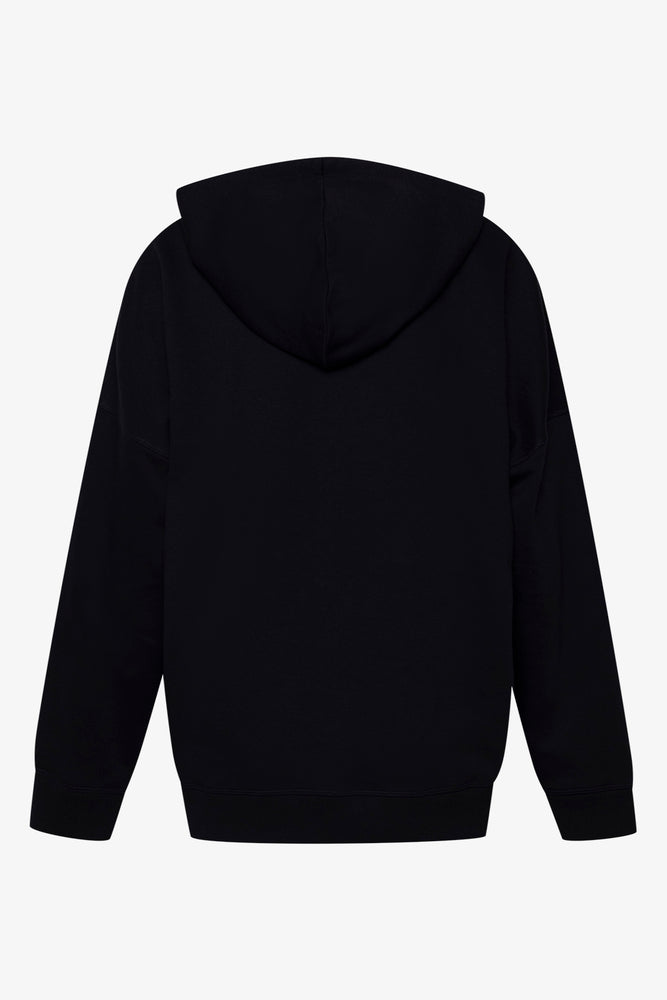 Hooded Fleece Zip Through Top Black | Tops & T-Shirts | Ackermans