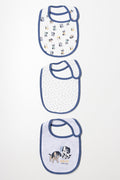 3 Pack Bibs Blue