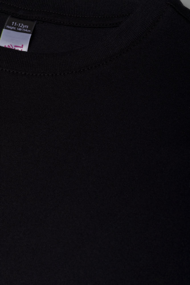 Long Sleeve Crew Neck Black