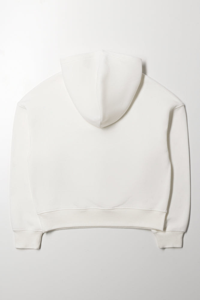 Bow Hoodie Cream (2)