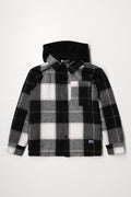 Check Shacket Black And White