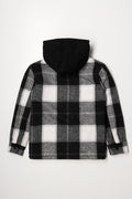 Check Shacket Black And White (2)