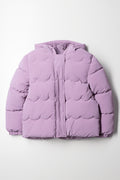 Quilted Hooded Jacket Pink