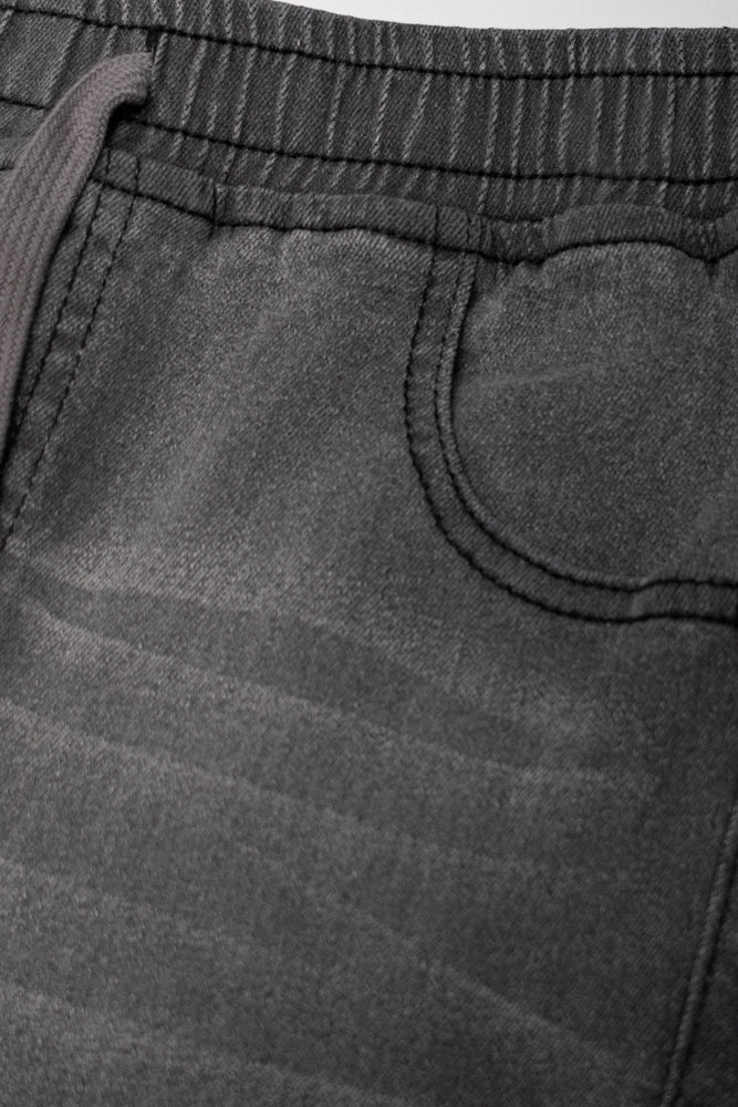 Slim Cargo Denim Grey