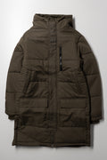 Longer Length Puffer Jacket Green