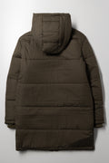 Longer Length Puffer Jacket Green (2)