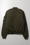 Utility Bomber Jacket Green (2)