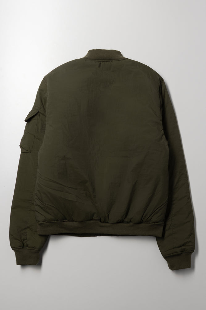 Utility Bomber Jacket Green (2)