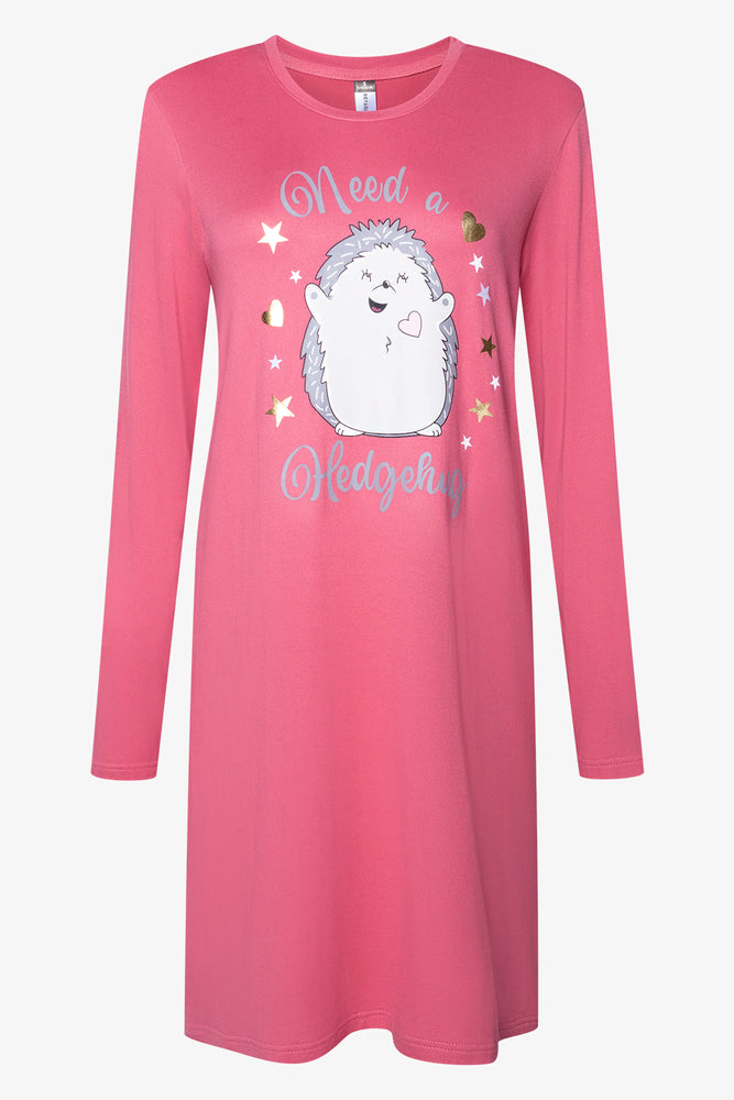 Need A Hedge Hug Sleepshirt Pink