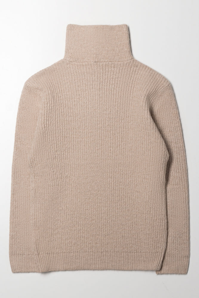 Quarter Zip Jersey Natural (2)