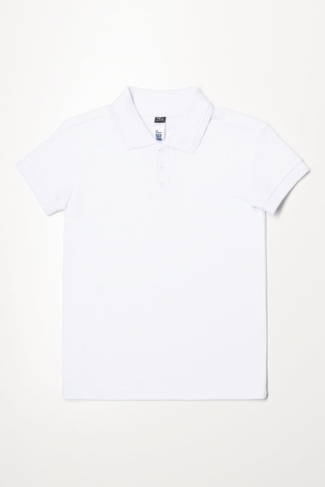 Short Sleeve Golfer White