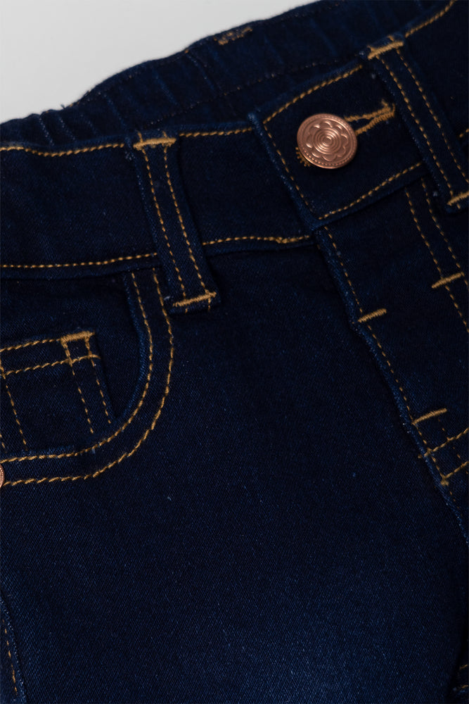 Skinny Denim Jeans Dark Blue