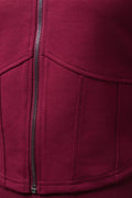 Corset Tracktop Burgundy (3)