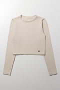 Seamless Long Sleeve Top Natural