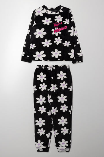 Daisy Pyjamas Black
