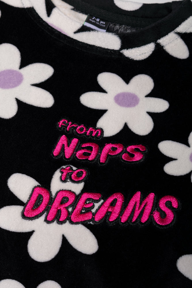 Daisy Pyjamas Black