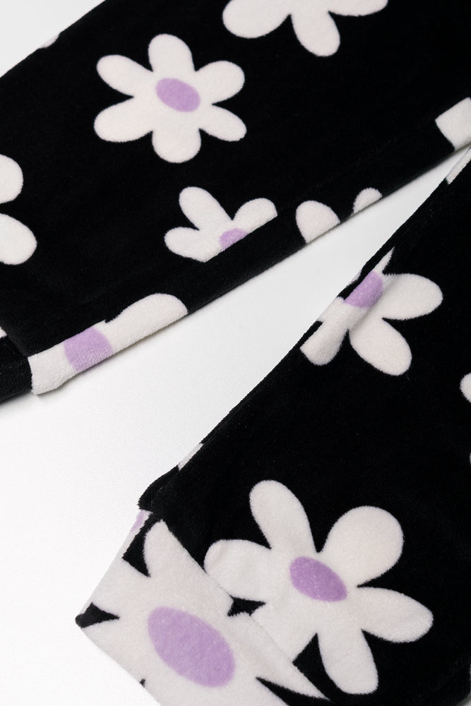 Daisy Pyjamas Black (2)