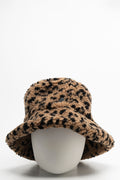 Leopard Bucket Hat Natural