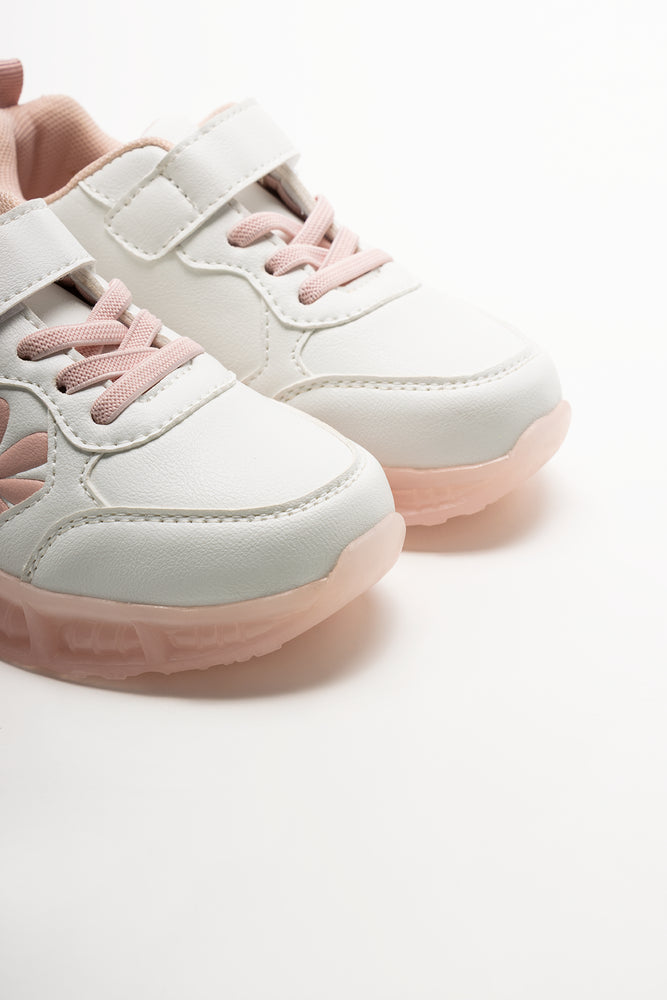 Daisy Light Up Trainers White (2)