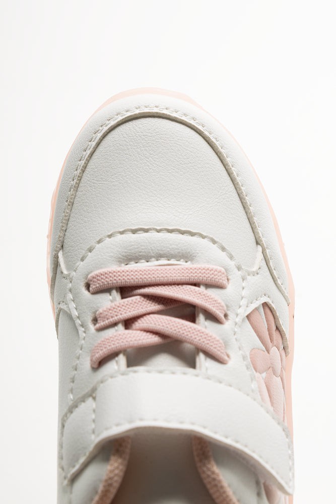 Daisy Light Up Trainers White (4)