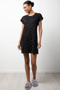 2 Pack Swet Dream Star Sleepshirts Black And Pink (1)