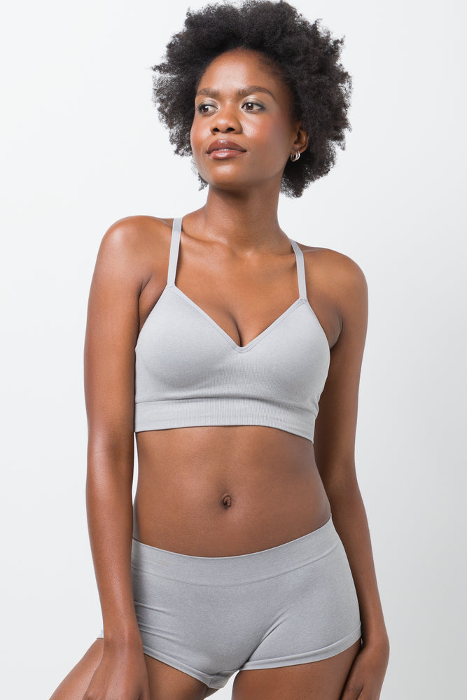 Seamfree Bralette Grey