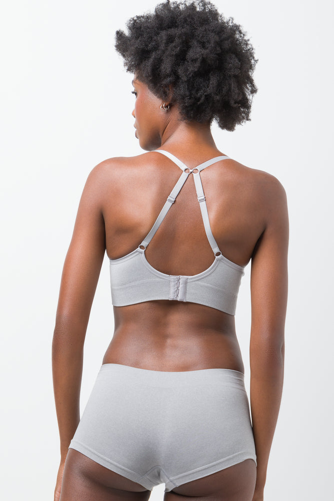 Seamfree Bralette Grey (3)