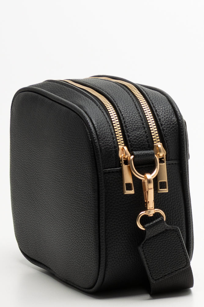 Double Zip Camera Bag Black