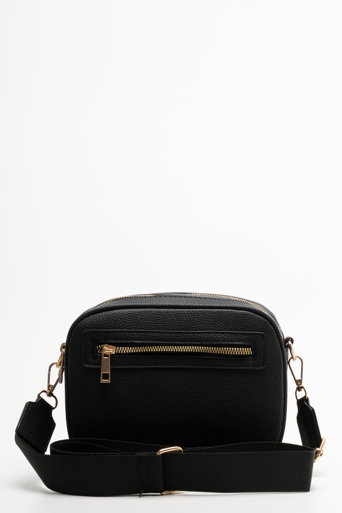 Double Zip Camera Bag Black (2)