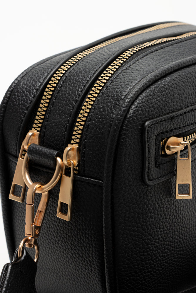 Double Zip Camera Bag Black (3)