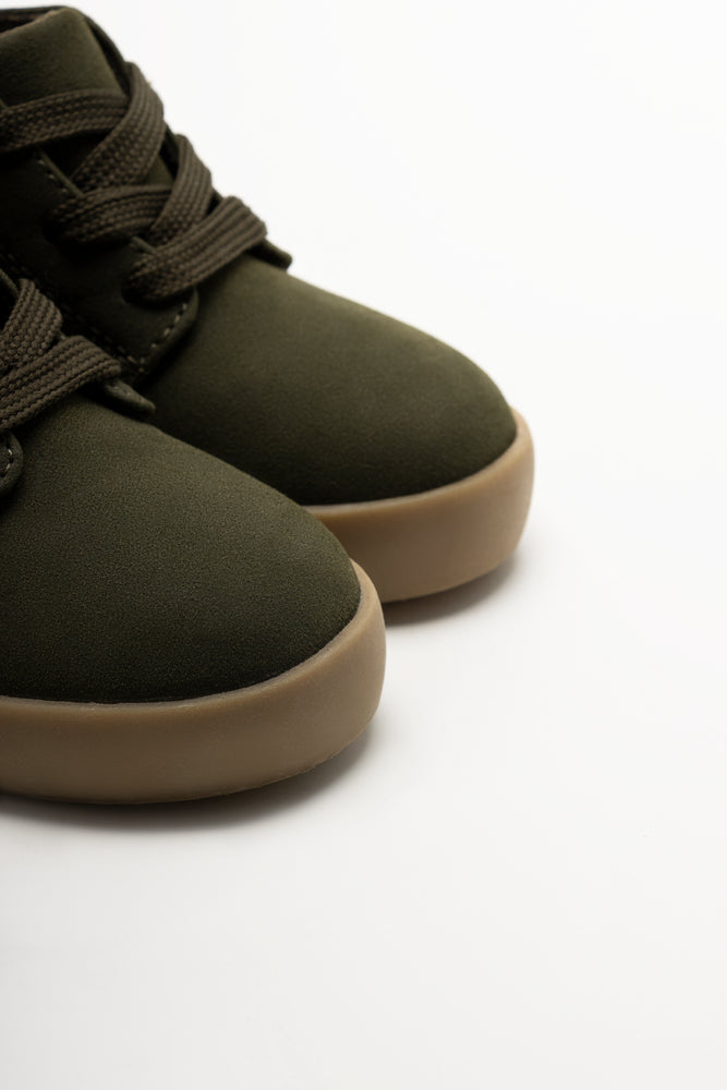 Hybrid High Top Boots Green (2)