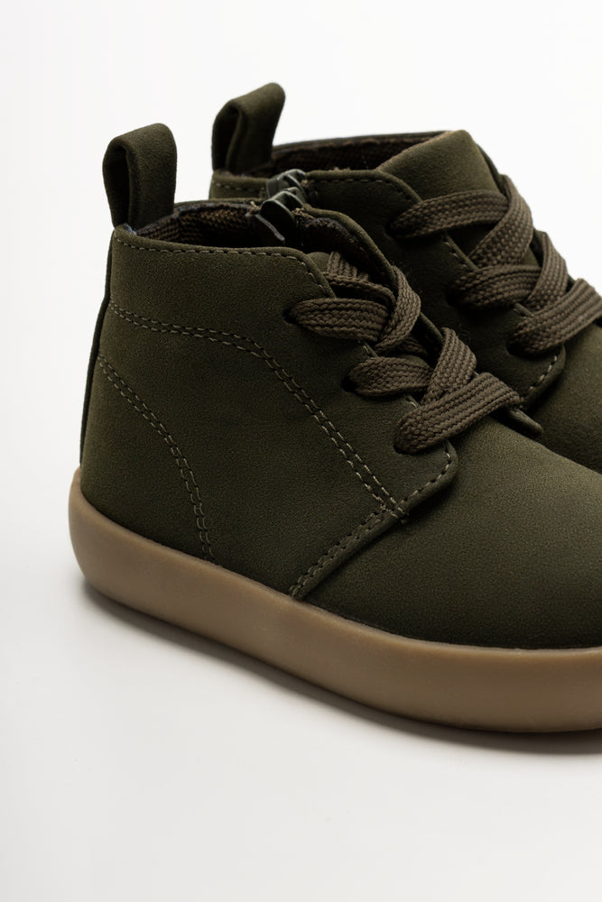 Hybrid High Top Boots Green (3)
