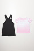 Barbie Denim Pinafore Black (5)