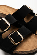 Double Strap Sandal Black (2)
