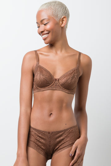 2 Pack Non Padded Underwire Bras Natural