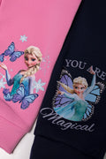 Frozen 2 Pack Trackpants Pink And Navy (1)