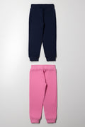 Frozen 2 Pack Trackpants Pink And Navy (2)