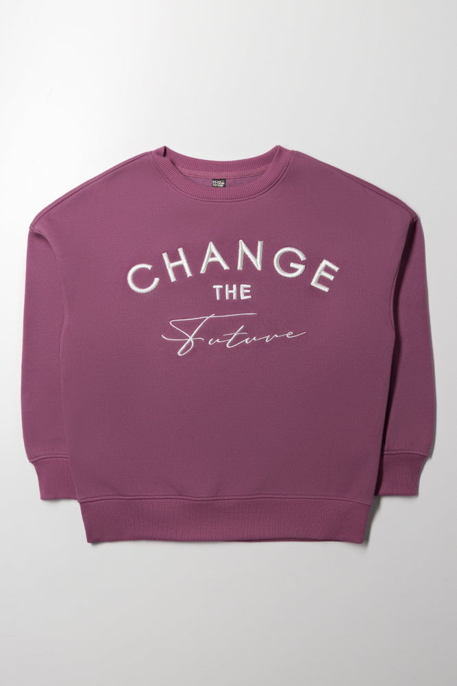 Crew Neck Tracktop Purple