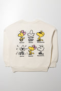 Peanuts Crew Neck Tracktop Cream (2)