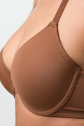 2 Pack Smooth T-Shirt Bras Natural And Brown (4)