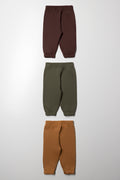 3 Pack Trackpants Brown, Green And Natural (2)