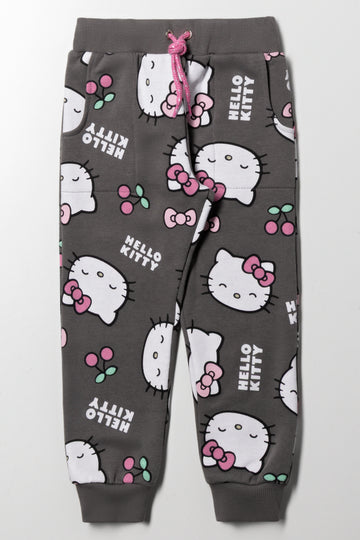 Hello Kitty Trackpants Charcoal
