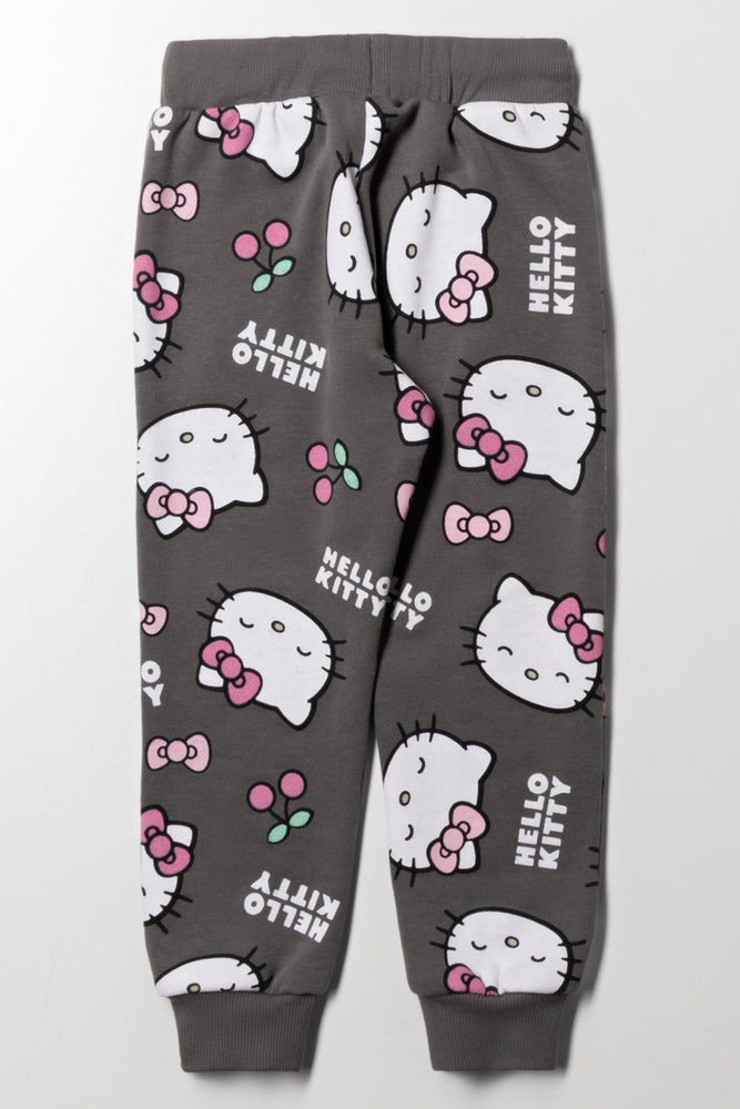 Hello Kitty Trackpants Charcoal (2)