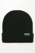 Plain Rib Beanie Dark Green