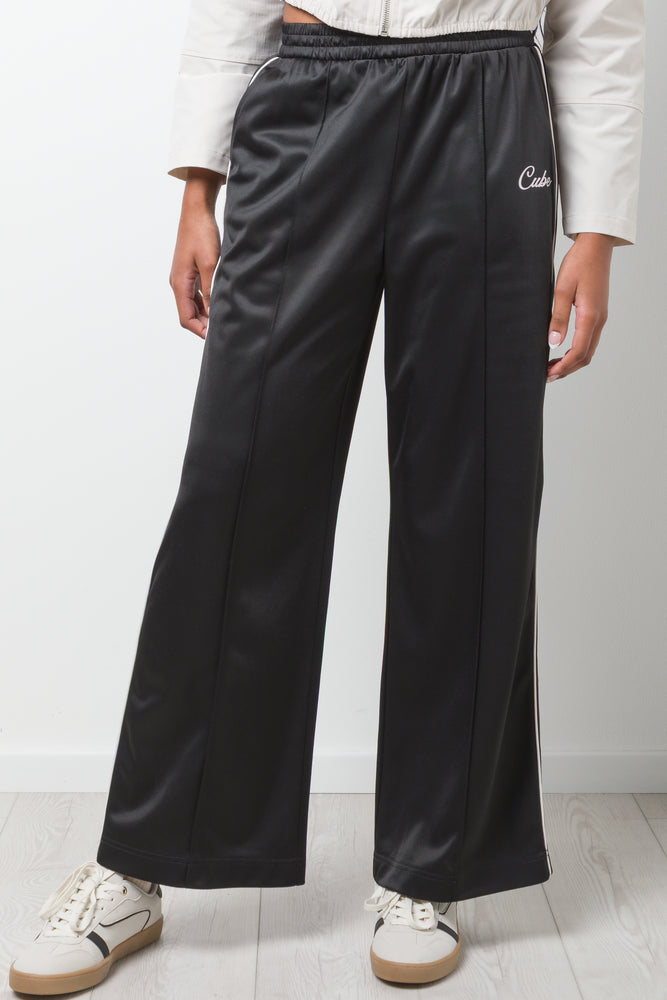 Wide Leg Joggers Black