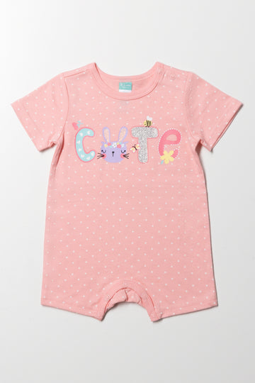 Cute Romper Pink